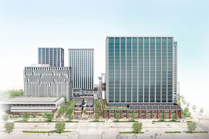 Linkage Terrace(ホテル・ミュージアム・オフィス・レストラン・商業・専門学校) ※2029年春頃竣工予定