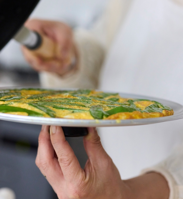 ふたの上にのせ