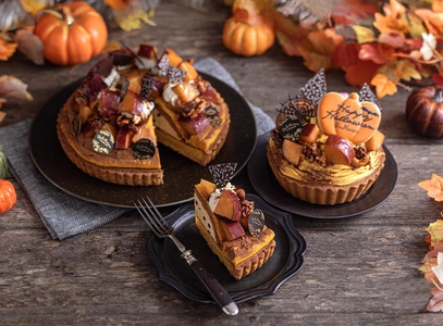 【ハロウィンにおすすめ】ラ・メゾンのハロウィンタルト販売中