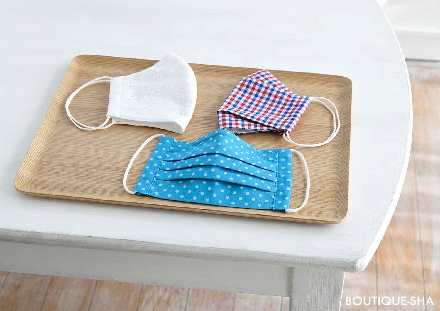 いろいろなフォルムのマスクが4サイズで作れる!