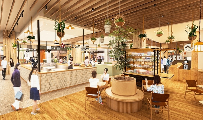 mozo Food Marche イートインスペースイメージ