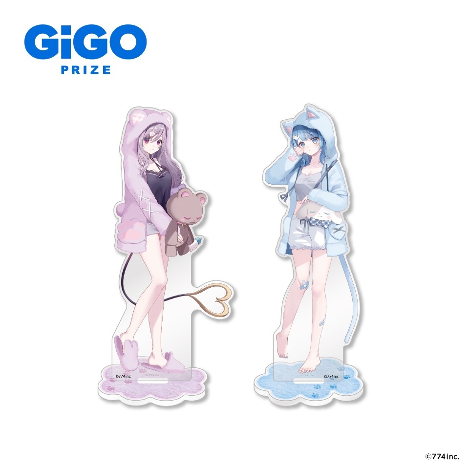 ななしいんくアクリルスタンド ~Good night、Fluffy girls~ ~GiGO限定~全2種