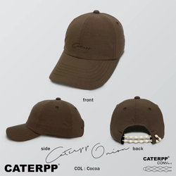【CATERPP ONION CAP】に新色COCOAが登場！ 環境配慮素材と進化を続ける 「飛ばない、脱げない、しめつけない」機能性キャップ