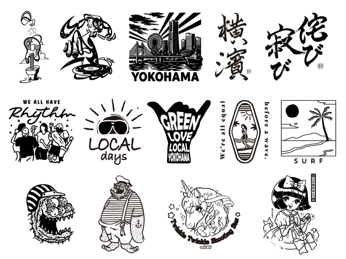 お好みのデザインを選んでプリント体験