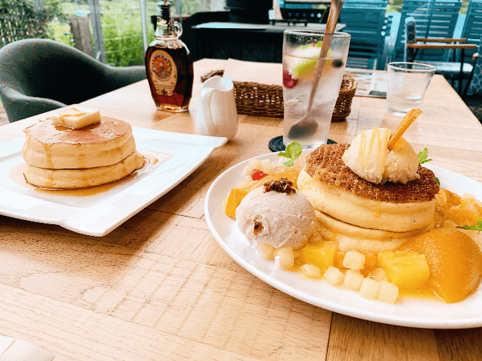 「ココガーデン」の天美卵だけで作られる 賞味期限10分のパンケーキは絶品!