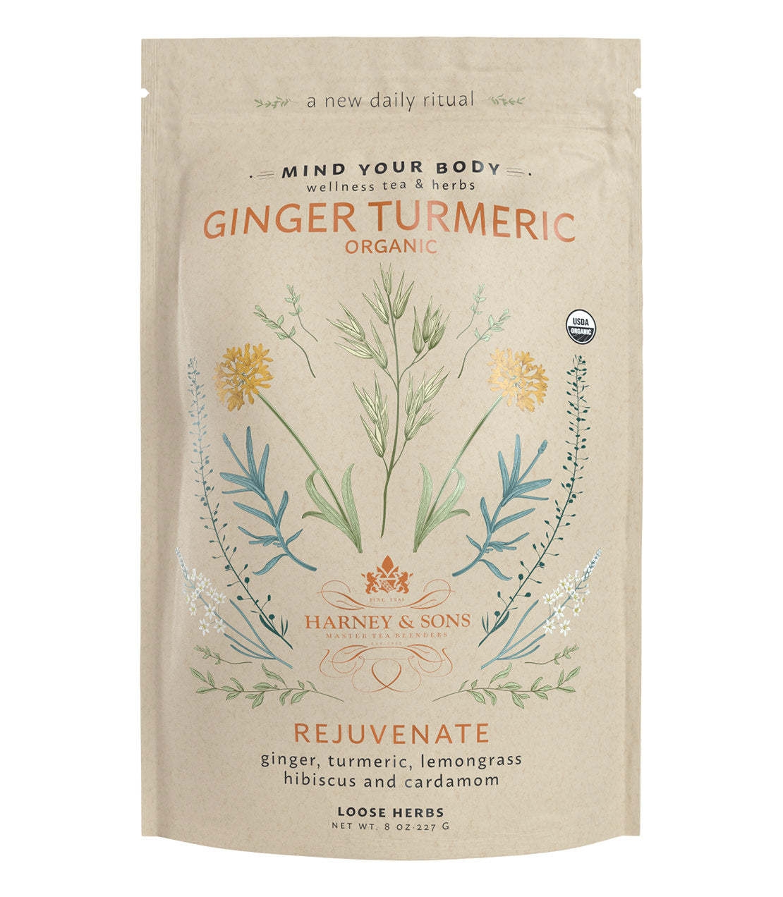 GINGER TURMERIC(ルースリーフ227g) 税込5,940円
