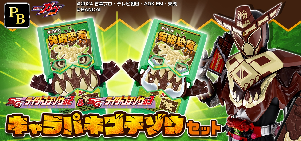 SGライダーゴチゾウ02&03 キャラパキゴチゾウセット