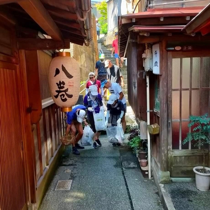 金沢市内でプロギング活動