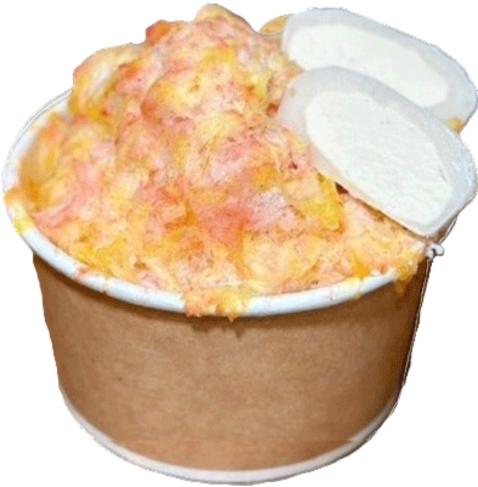 マンゴー&ストロベリーMIXonバニラ&白餡