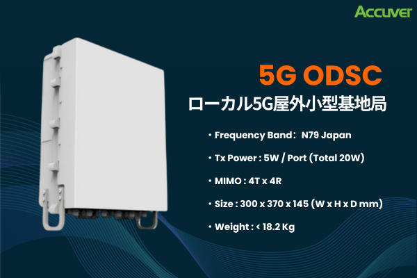 ローカル5G屋外小型基地局