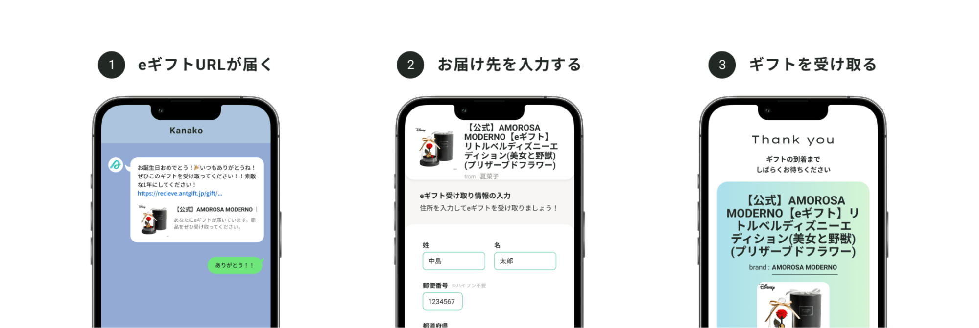 受け取り方