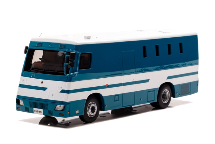 1/43 2020 警察本部警備部機動隊常駐警備車両:左前