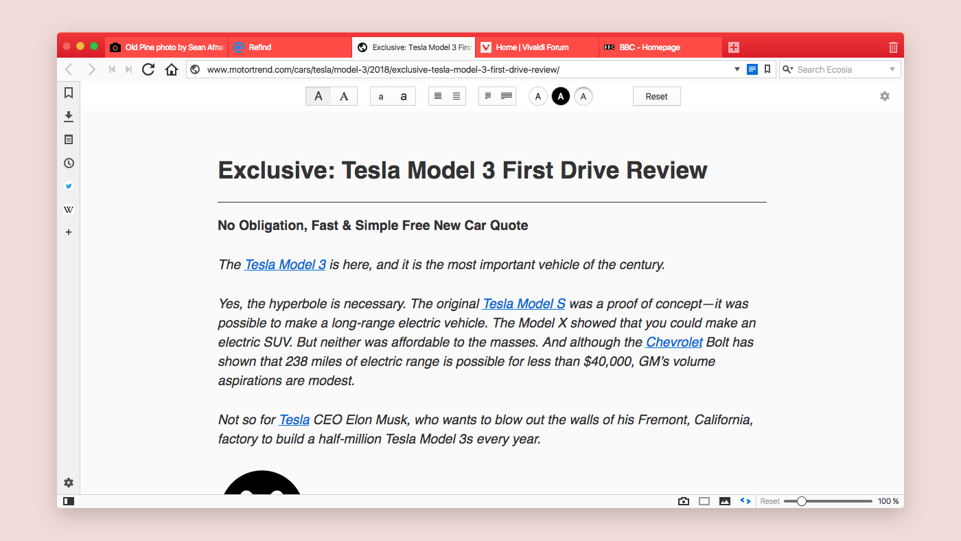 リーダーモード