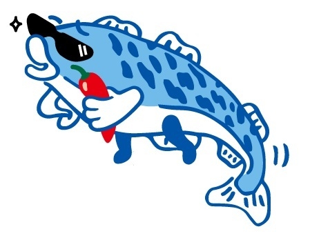 たらつま君ピリッと旨辛味イラスト