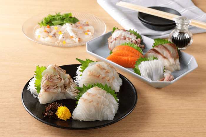 独自鮮度保持技術のFiresh®︎加工を施した刺身