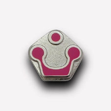 ◆PINS FACTORY（ピンズファクトリー）◆社章実例　株式会社オールプロ 様★企業理念をカタチにした社章