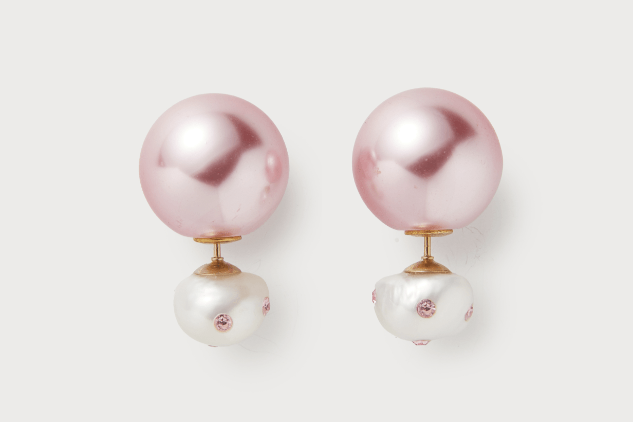 Ashore Earrings, Light Pink