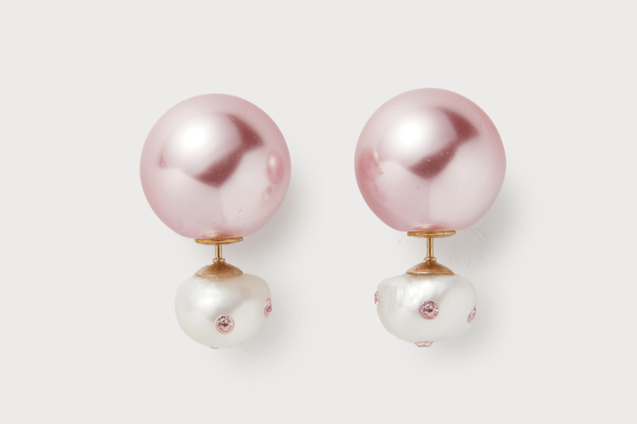 Ashore Earrings, Light Pink
