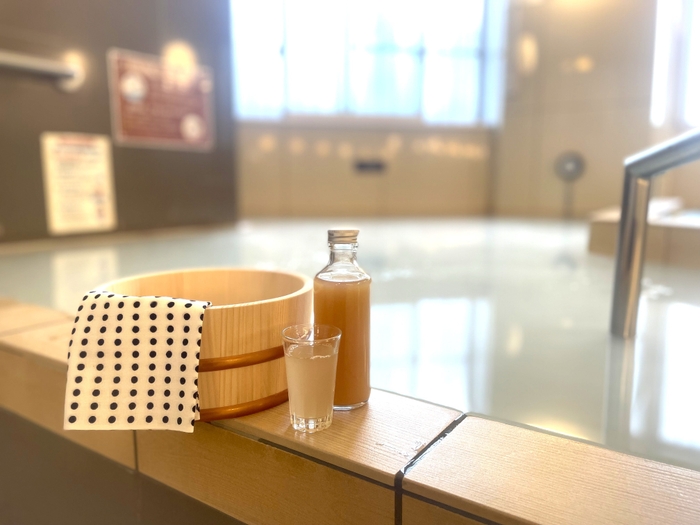 にごり湯×にごり酢のコラボ