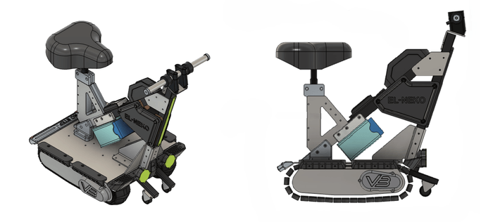 乗れるミニクローラバイク