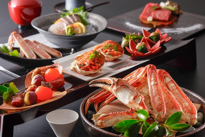 但馬牛付カニ会席/一例