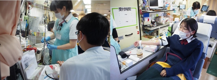 昨年の献血活動の様子