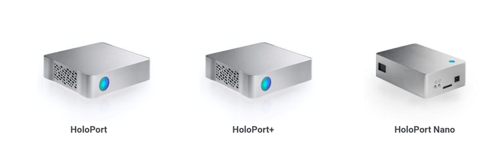 3種類のHoloPort