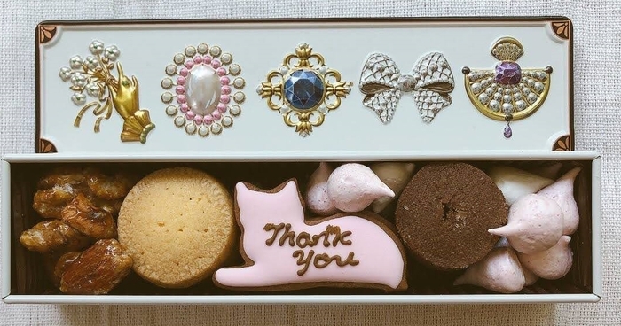 リターン:オリジナルミニクッキー缶