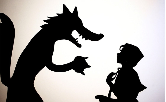 影絵「赤ずきん」