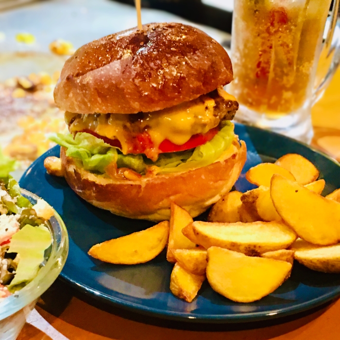 チリチーズバーガー