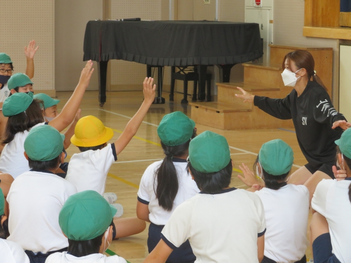 【ユメセン2022開催実績】第6回 東京都墨田区立菊川小学校 小林 弥生先生(元サッカー選手)