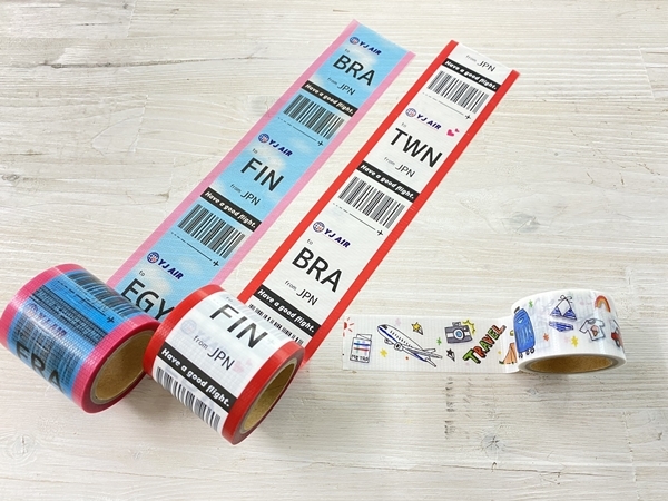 限定商品「トラベルタグ　スカイ」「トラベルタグ　ハート」にノベルティ付