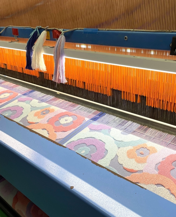 多色ジャガード織り