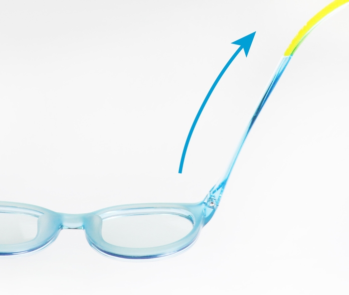 弾力のあるテンプル