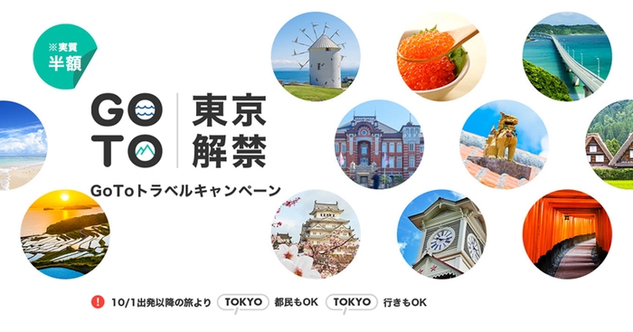 Go Toトラベル東京解禁キャンペーン 開催