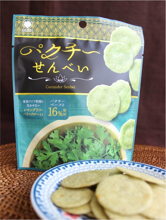 パクチーせんべい パッケージ2