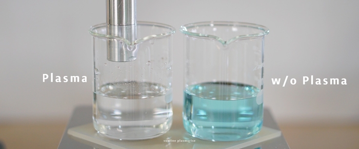 写真4.水中の有機物分解の事例