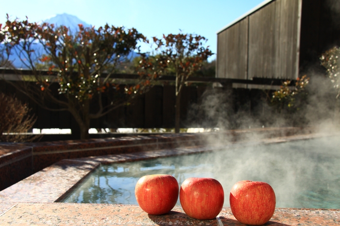 美容・健康に良い「りんごの湯」