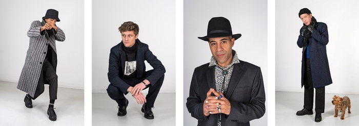 左から:Theo Christine, Rod Paradot, JonOne, Reda Kateb