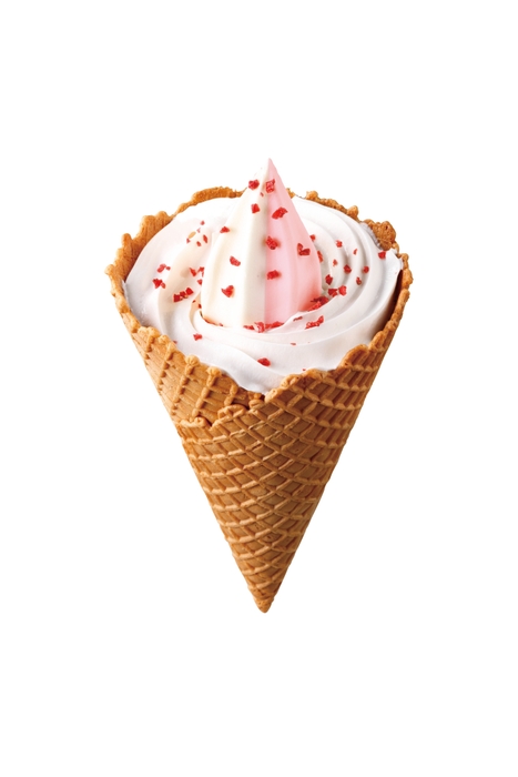 ワッフルソフトクリーム いちごさくらミルク 単品画像