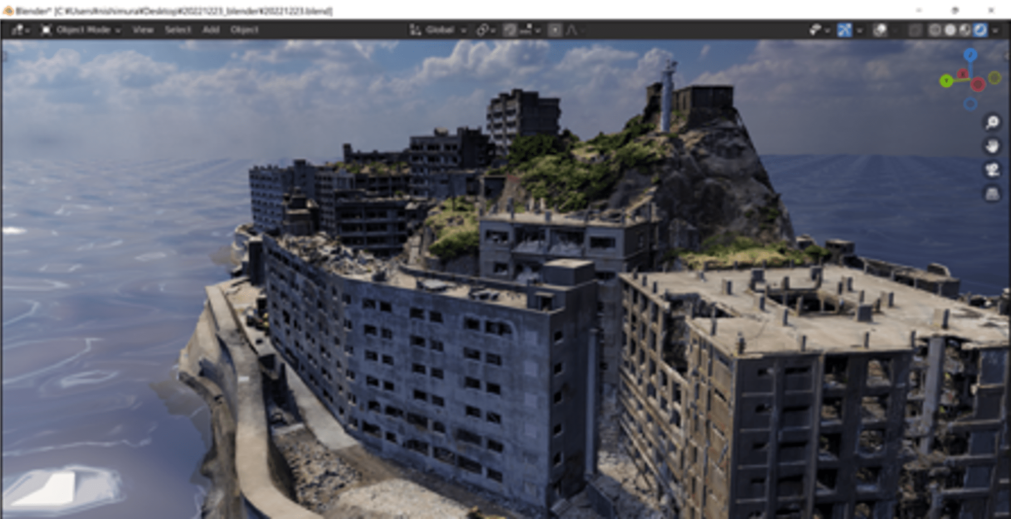 4F:バーチャル軍艦島 撮影・探索コンテンツ(体験)1