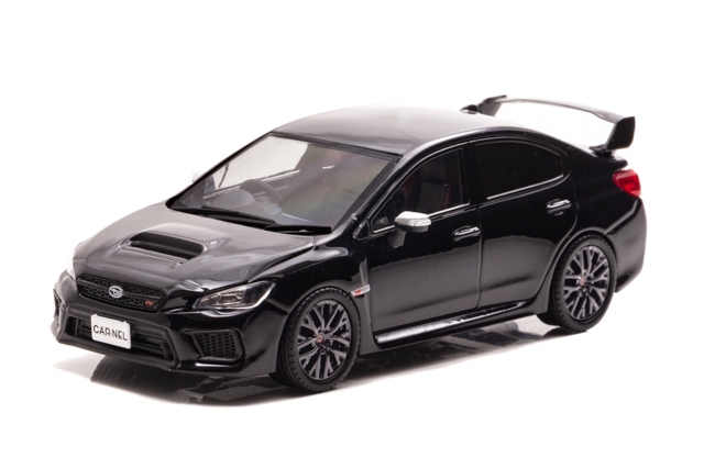 1/43 スバル WRX STI Type S (VAB) 2018 Crystal Black Silica:左前