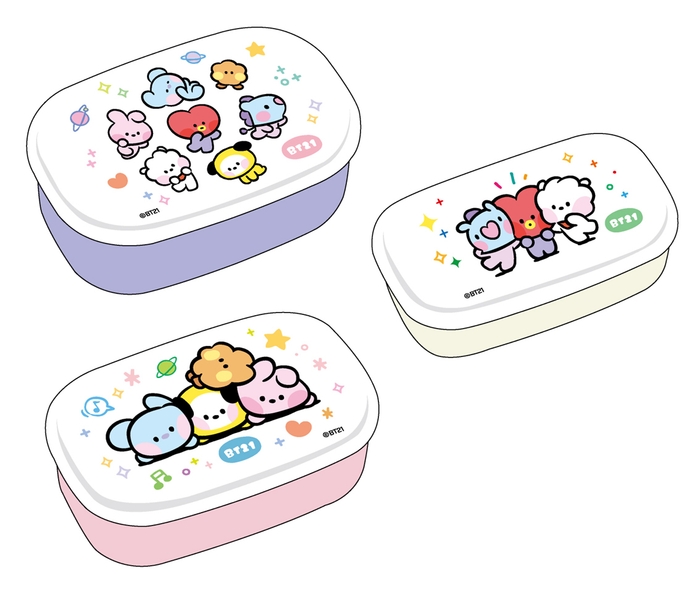 BT21 mininiシール容器(楕円)