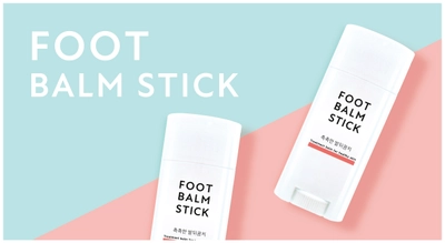韓国生まれのスティックバーム。削らないかかとケア「フットバームスティック」発売