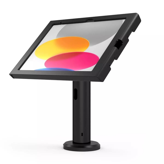 オプションで複数iPadの設置も可能な机上スタンド(TCDP01+209SWLB)