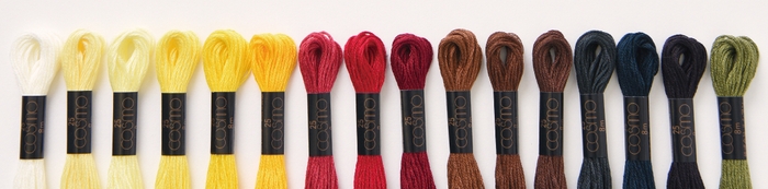 コスモ刺しゅう糸 新色16色