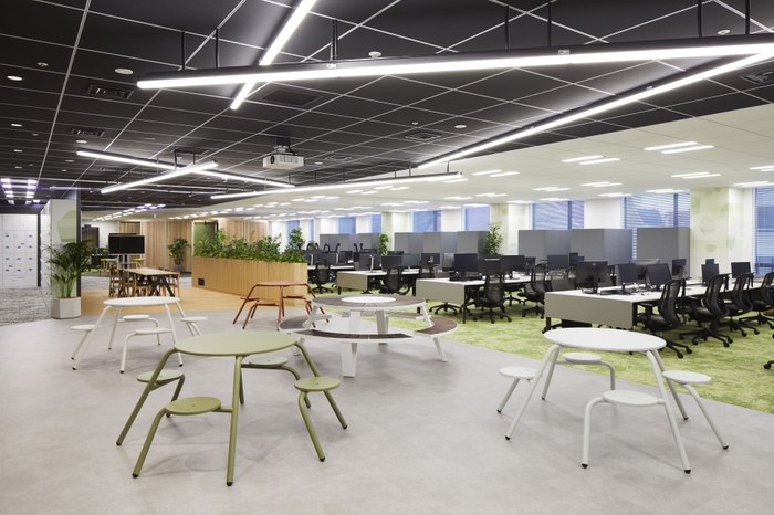 業務や状況に応じて選べる執務場所(6階 執務フロア)