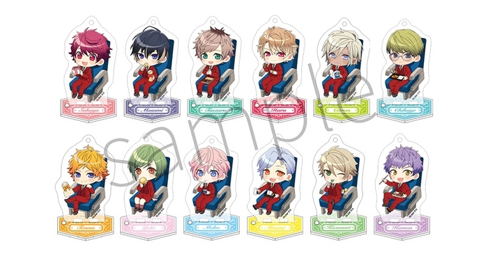 トレーディングアクリルスタンドキーホルダー【春組・夏組】(全12種)