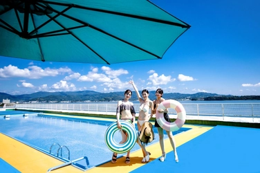 奥浜名湖のビーチに建つ「ホテルリステル浜名湖」 　青空すれすれのスカイプールをリニューアル！ 6月28日より浜名湖最速でプール営業開始