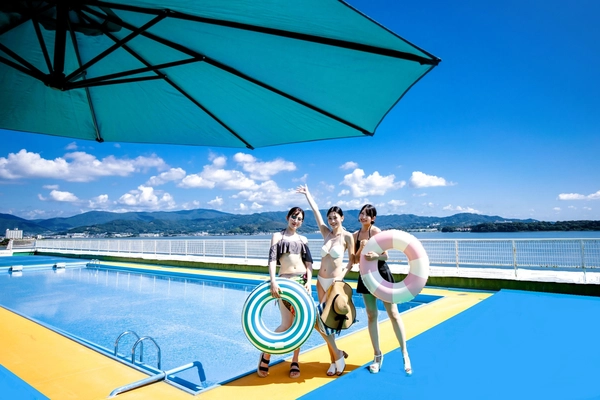 奥浜名湖のビーチに建つ「ホテルリステル浜名湖」 　青空すれすれのスカイプールをリニューアル！ 6月28日より浜名湖最速でプール営業開始